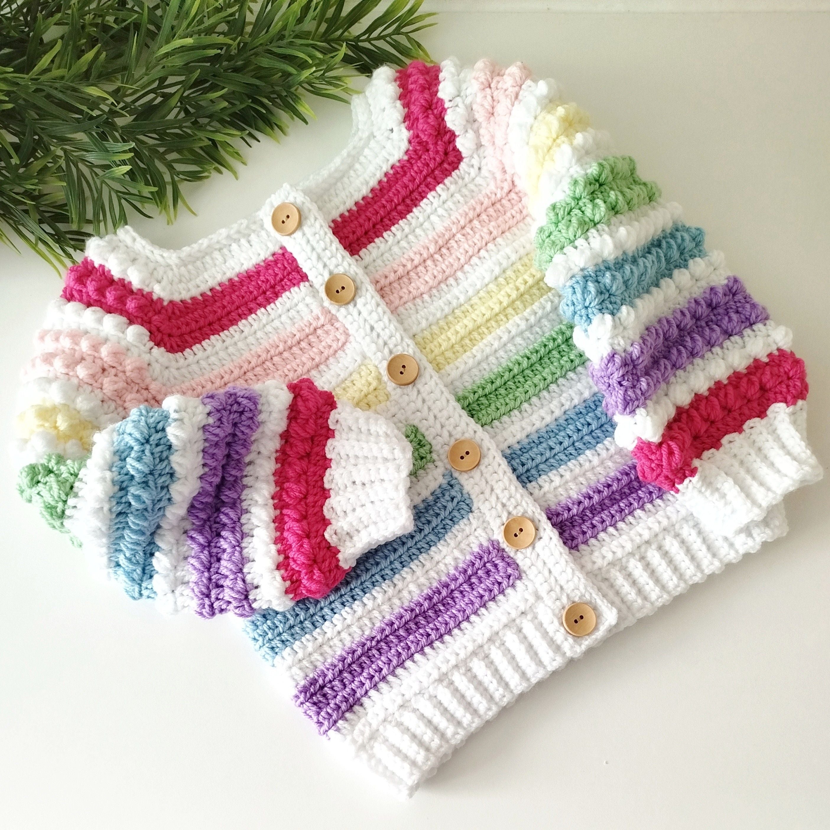Spring Berry - Children’s Cardigan - Image 5