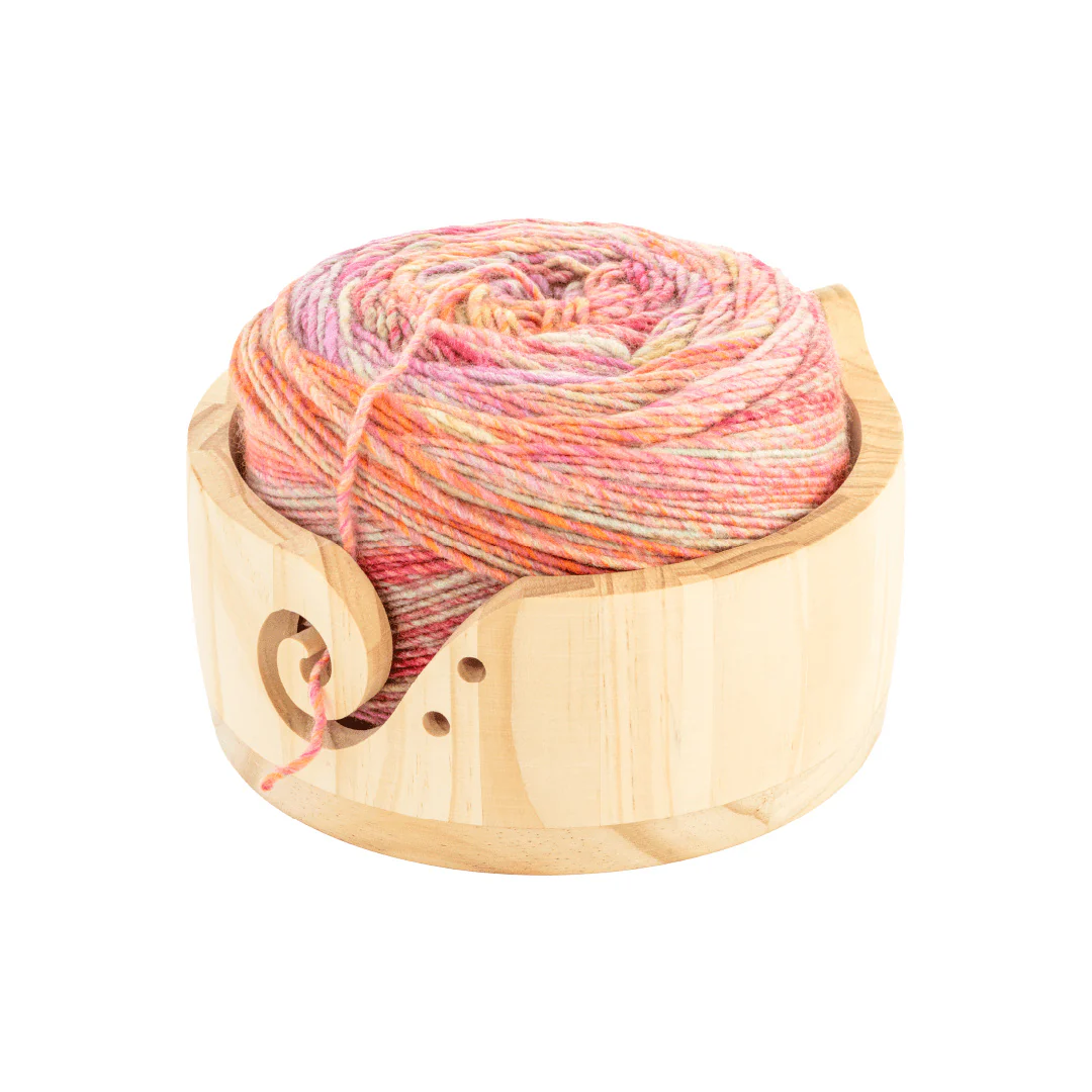 Wooden Yarn Bowl - Cat - Image 2