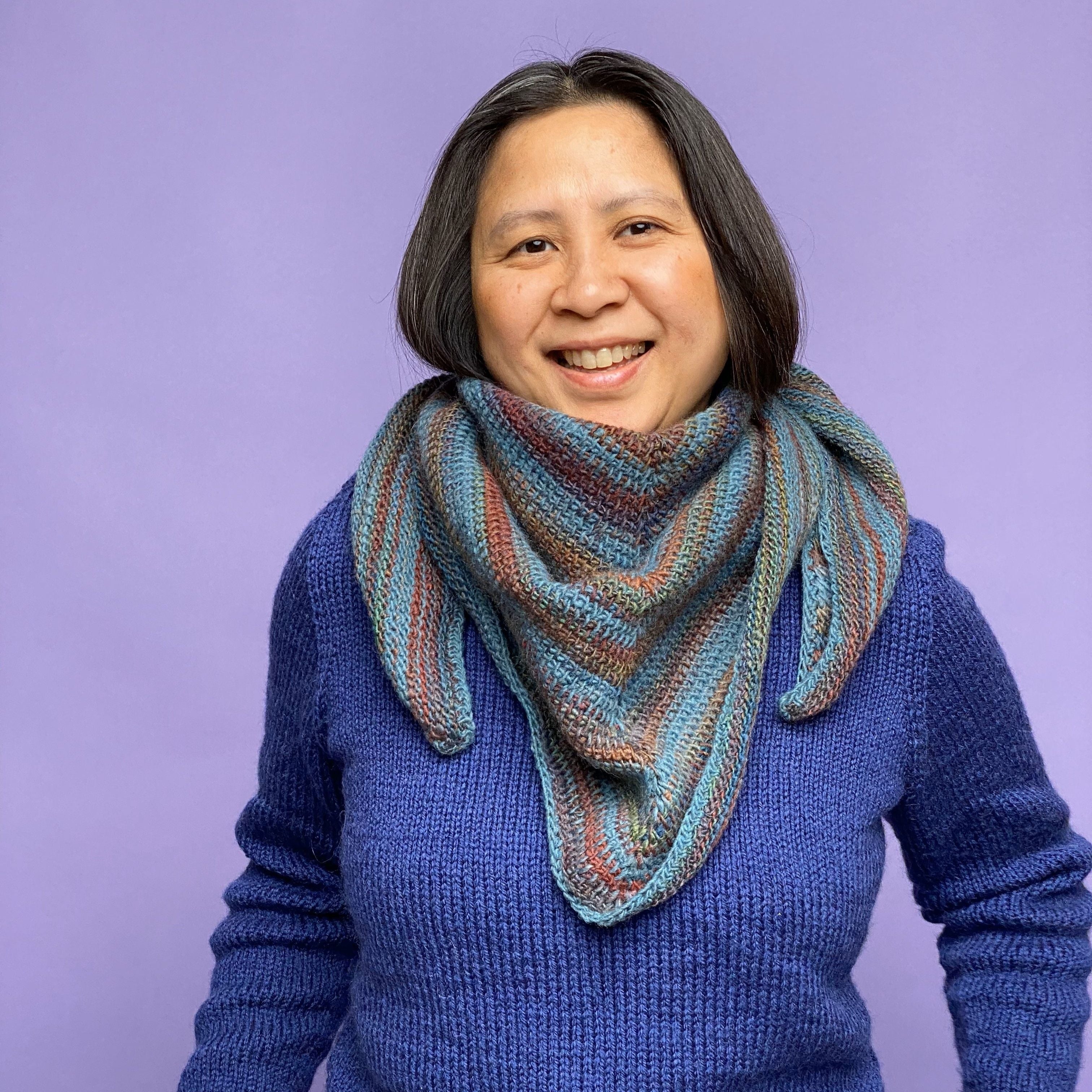 Jasmin - Tunisian Crochet Shawl - Image 5