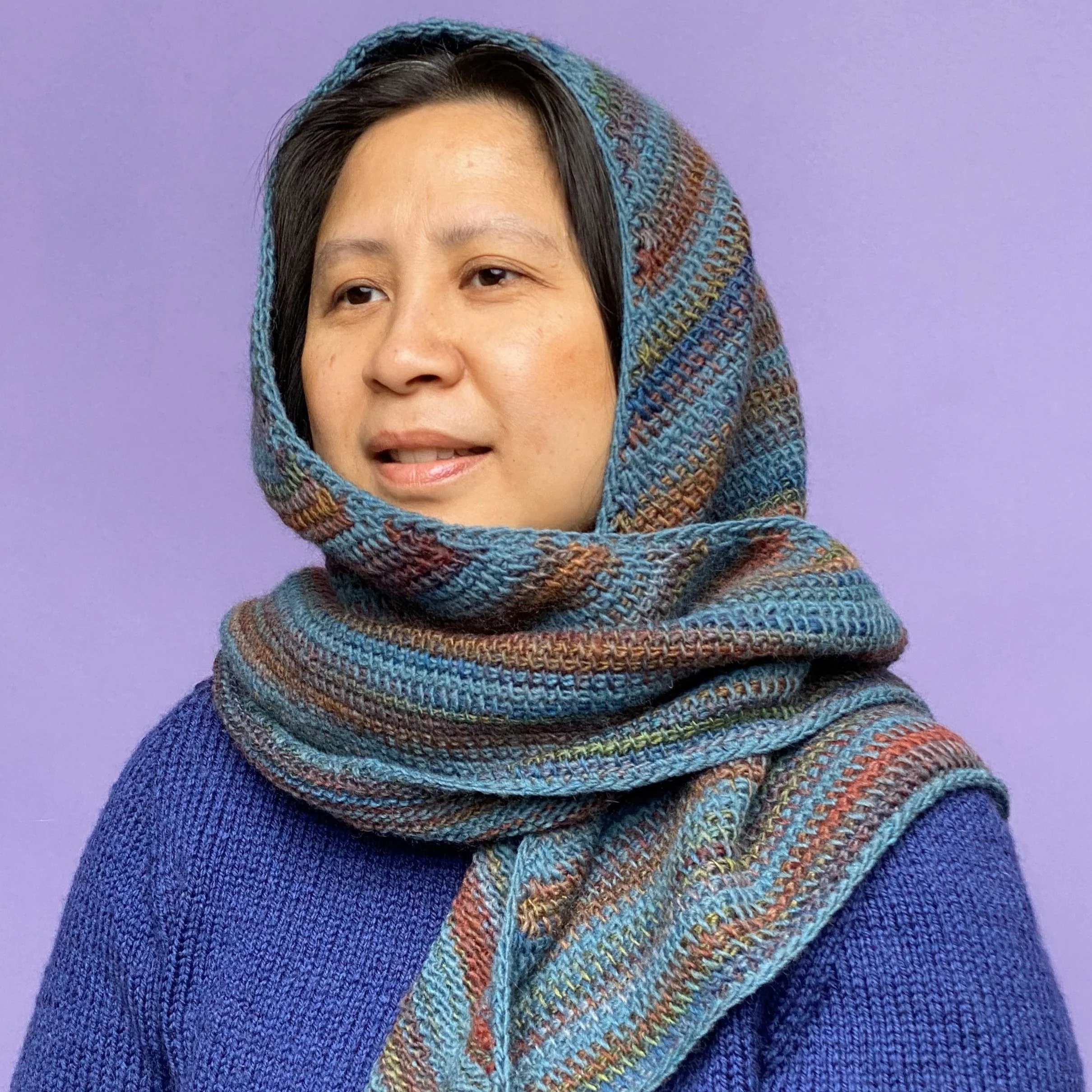 Jasmin - Tunisian Crochet Shawl - Image 7