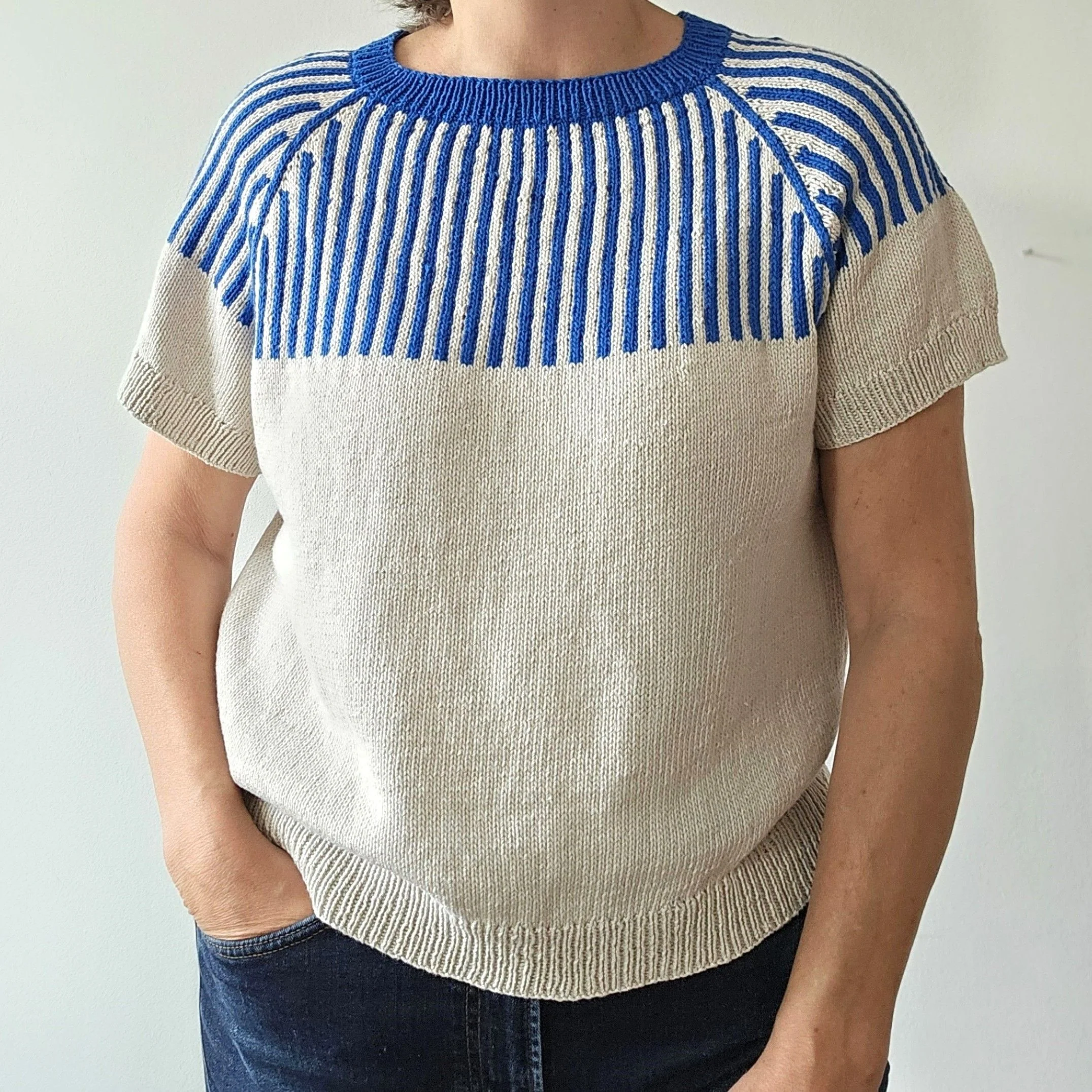 Blå Linjer – T-shirt