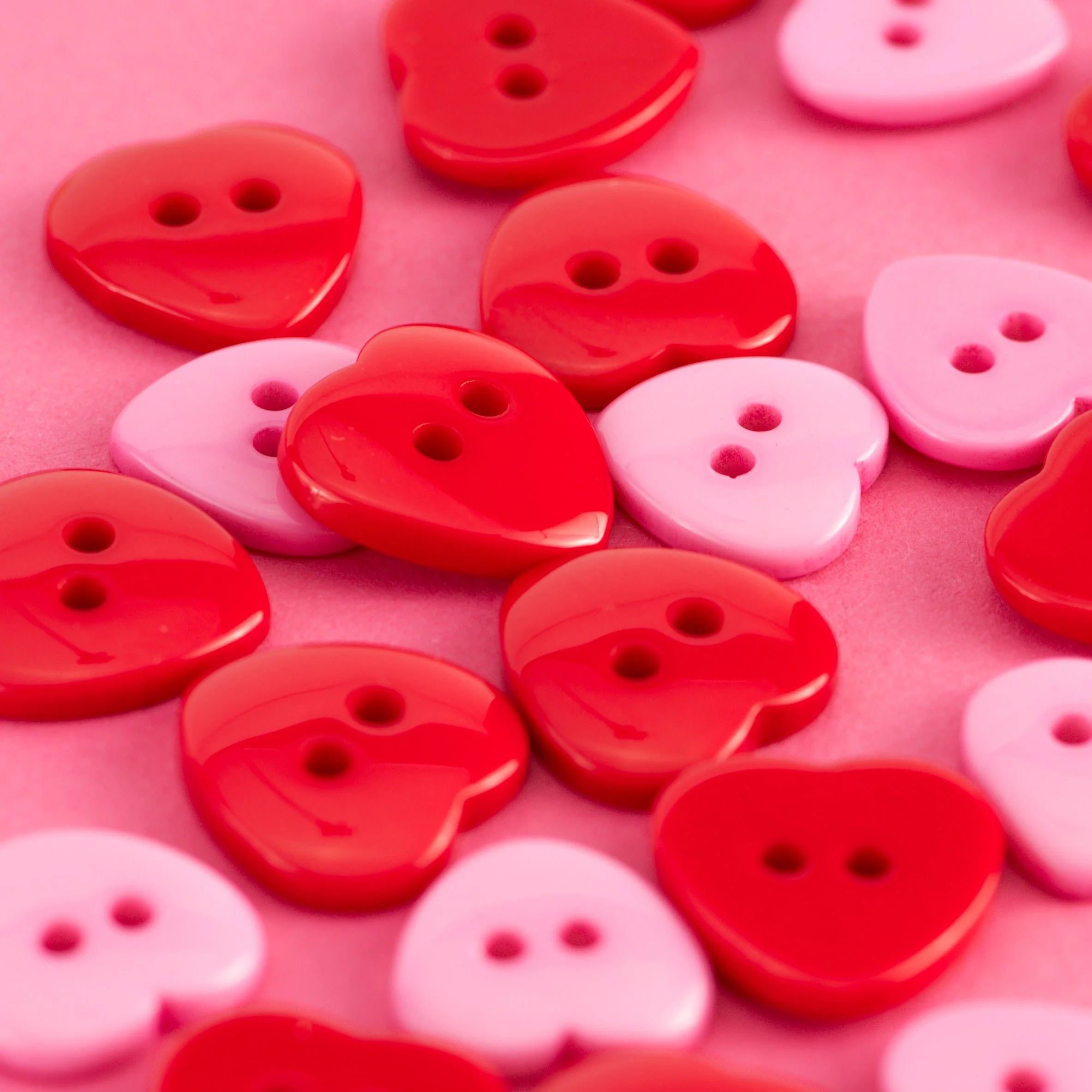 Heart Buttons - 30 pcs. - Image 2
