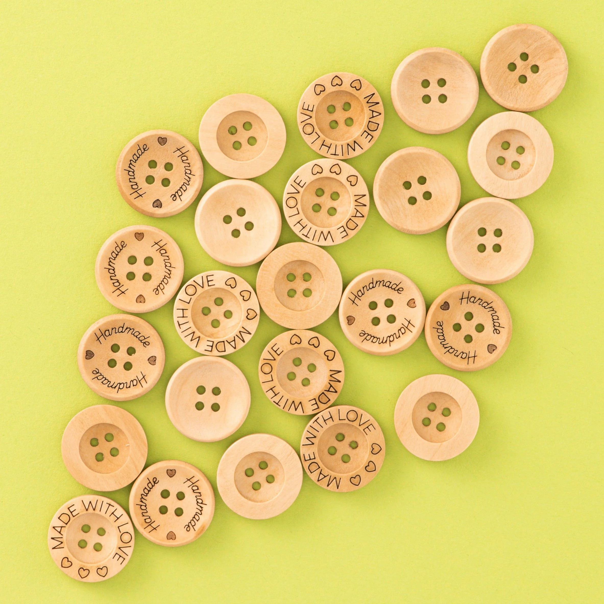 Wooden Buttons - 21 mm (0.8 in) - Image 5