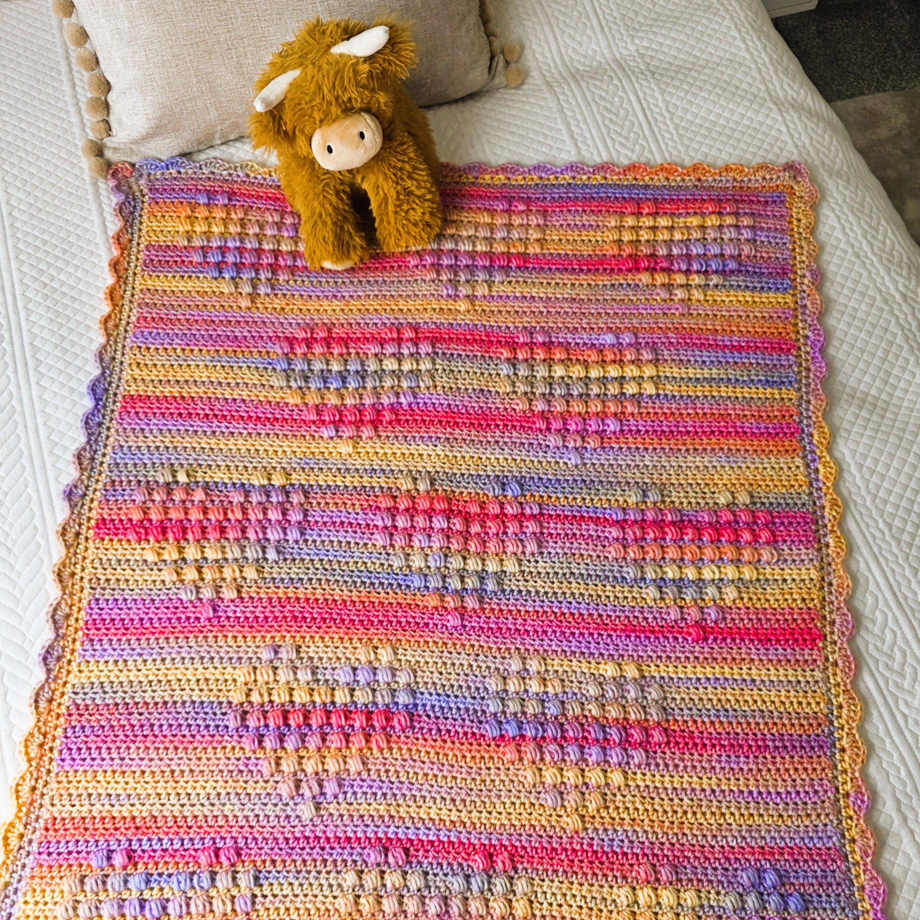 Hugs and Hearts - Baby Blanket - Image 2