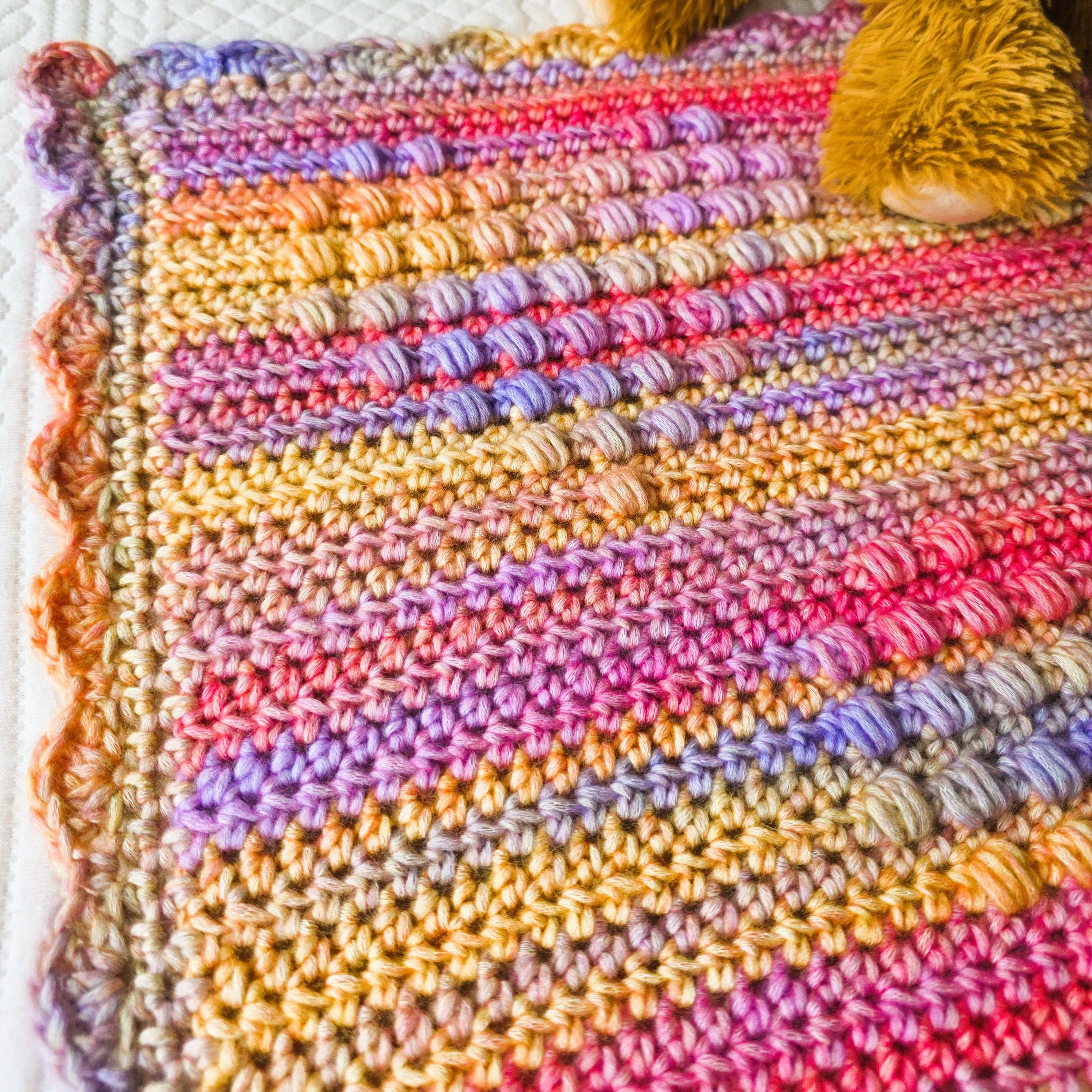 Hugs and Hearts - Baby Blanket - Image 4
