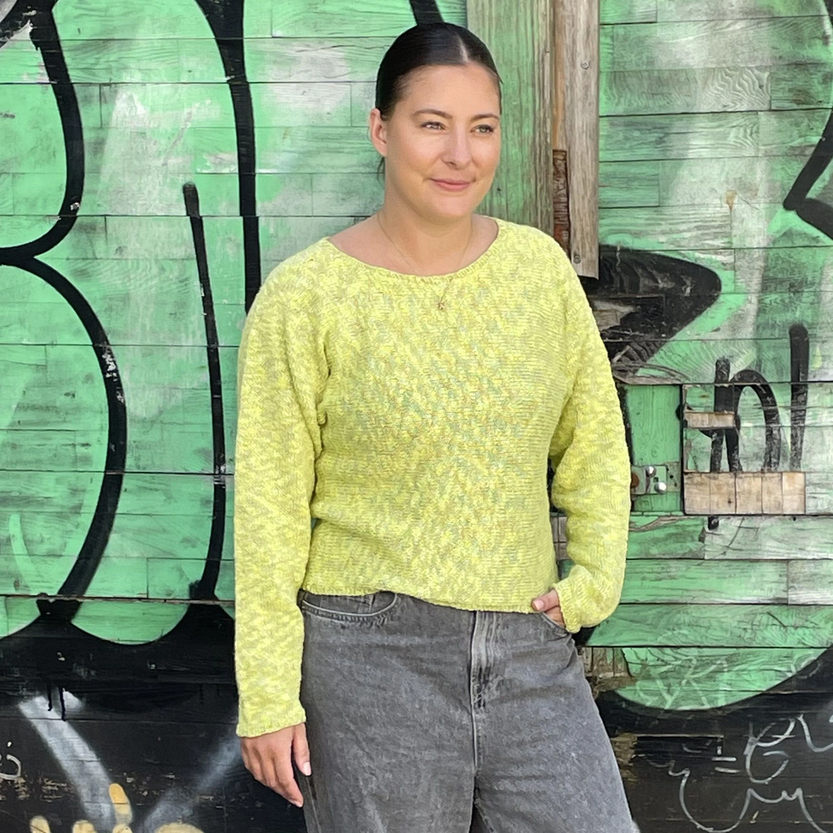 Batyah - Blouse with Batwing Sleeves - Image 2