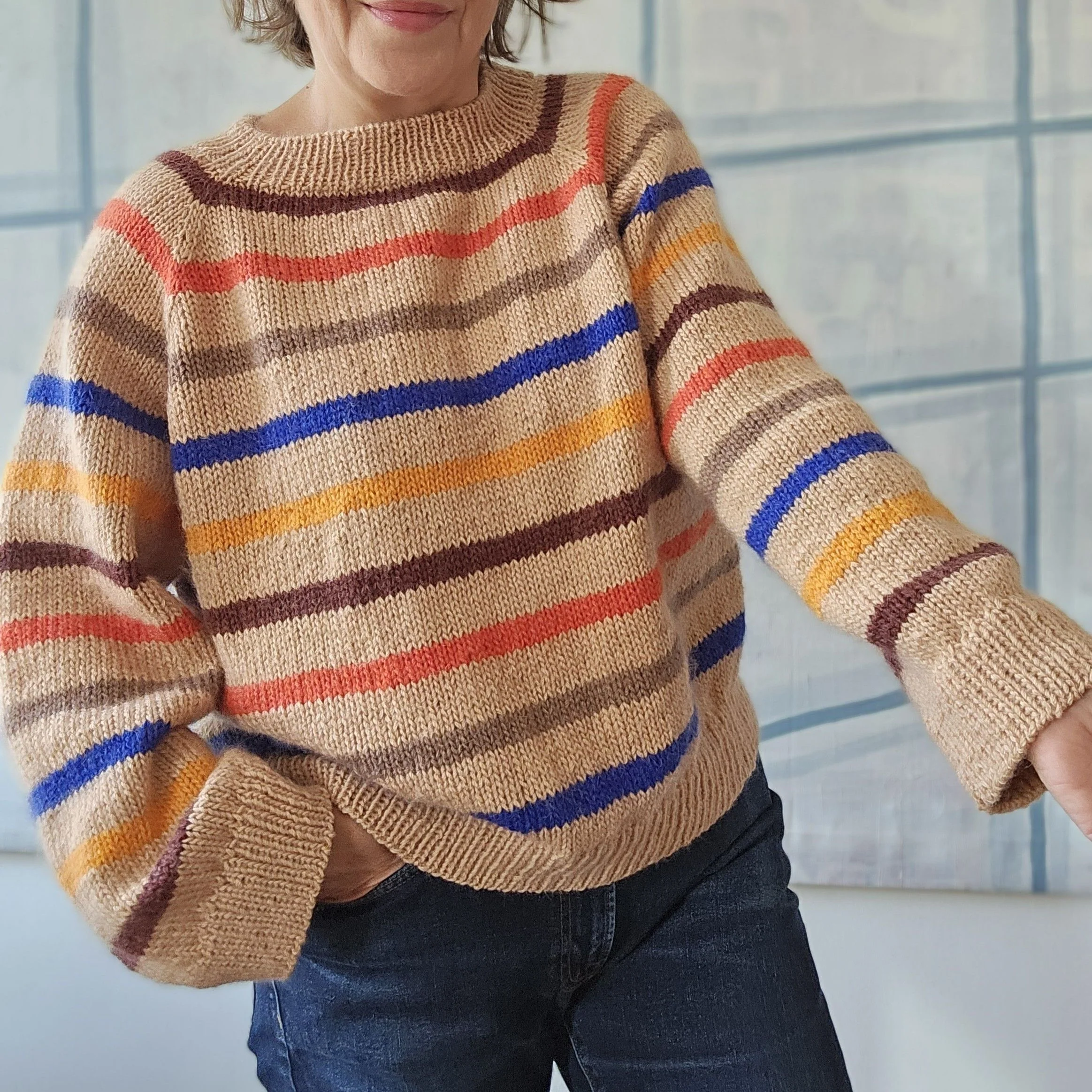 Vandrette Linjer – Sweater - Image 4