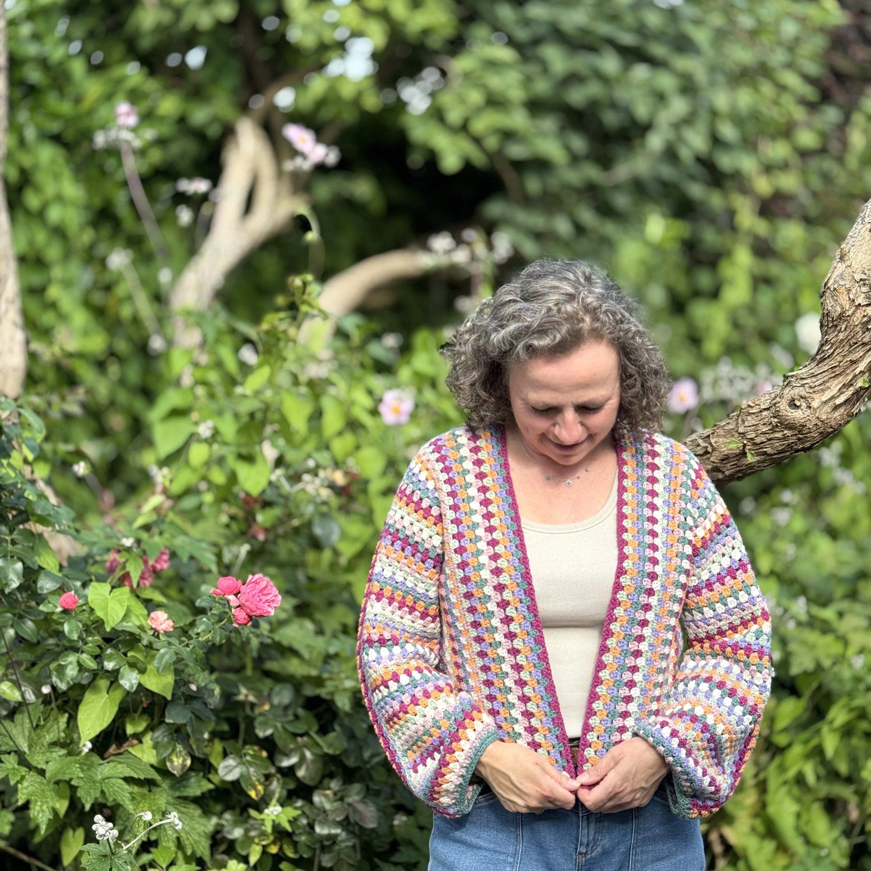 Oh So Colorful Granny - Cardigan - Image 4