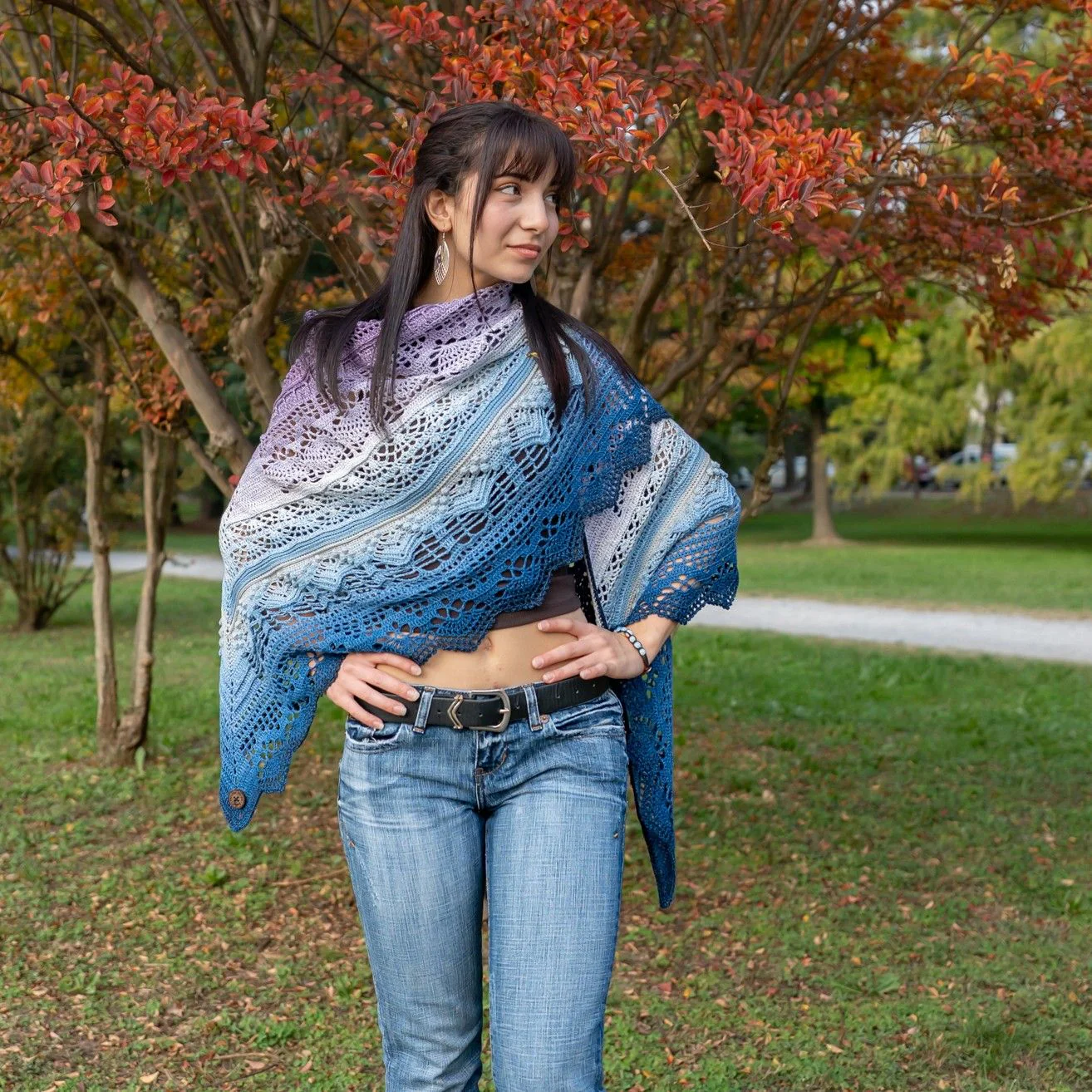 Frozen Iris - Shawl - Image 11