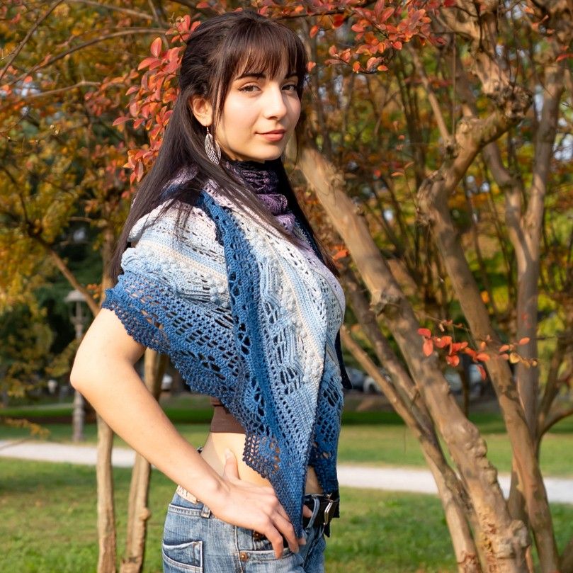Frozen Iris - Shawl - Image 14