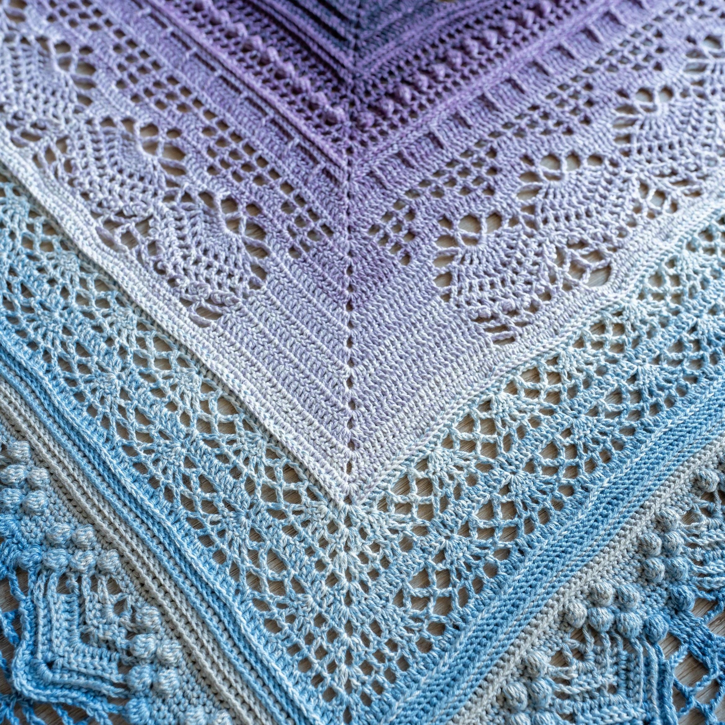 Frozen Iris - Shawl - Image 6