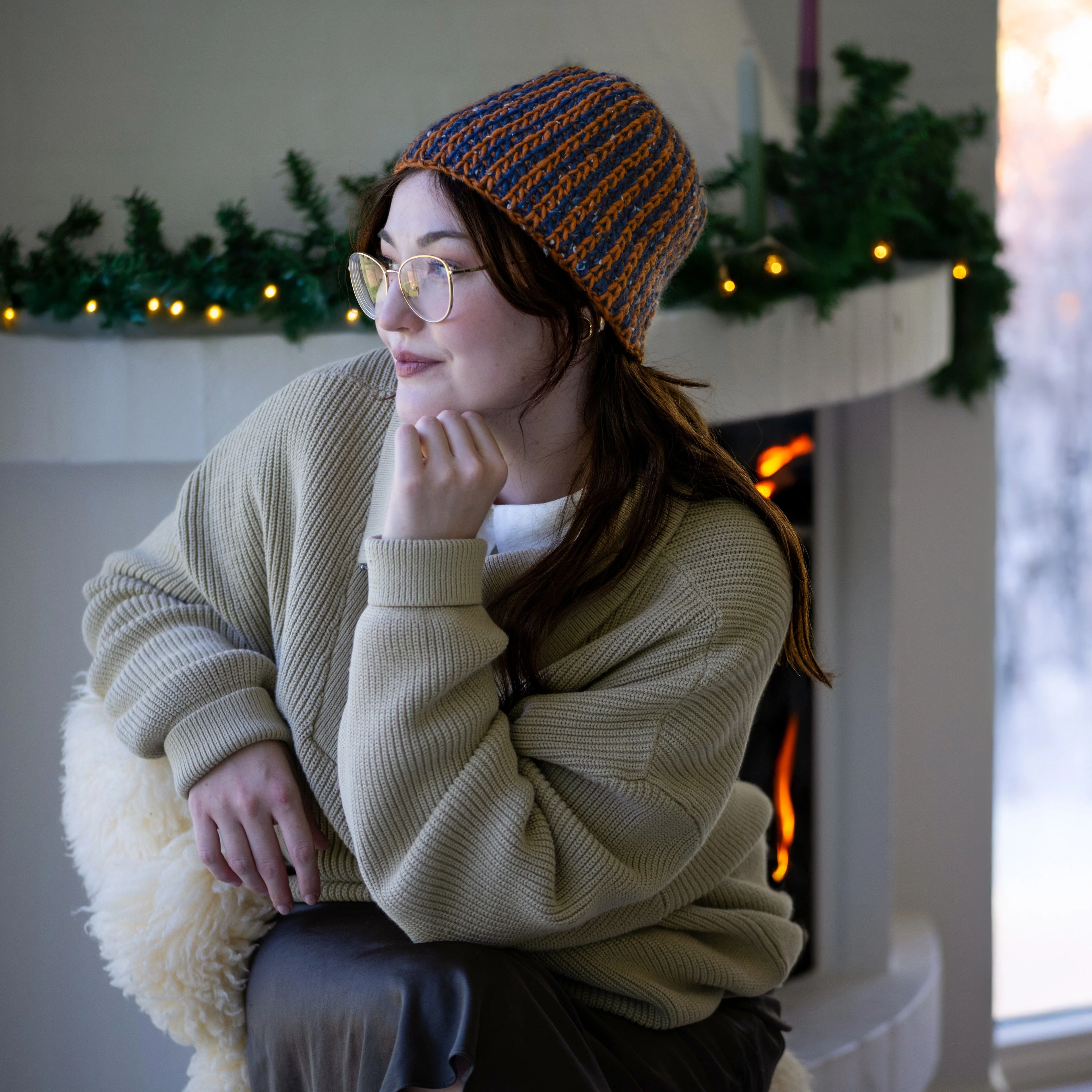 3rd Sunday of Advent - Crochet - Faux Brioche - Beanie - Image 3