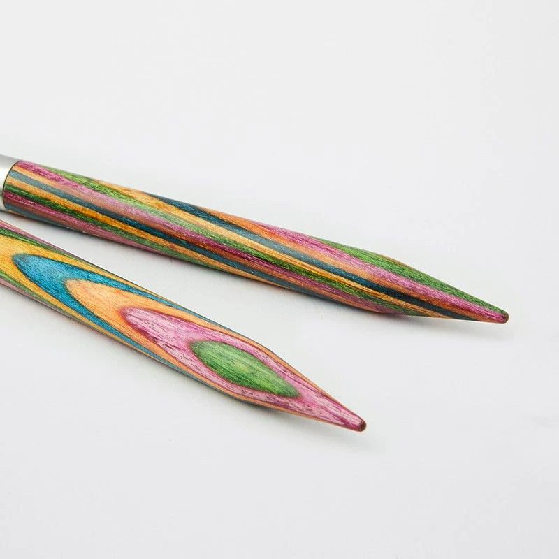 Symfonie Short Interchangeable Circular Needles in Birch - Image 4